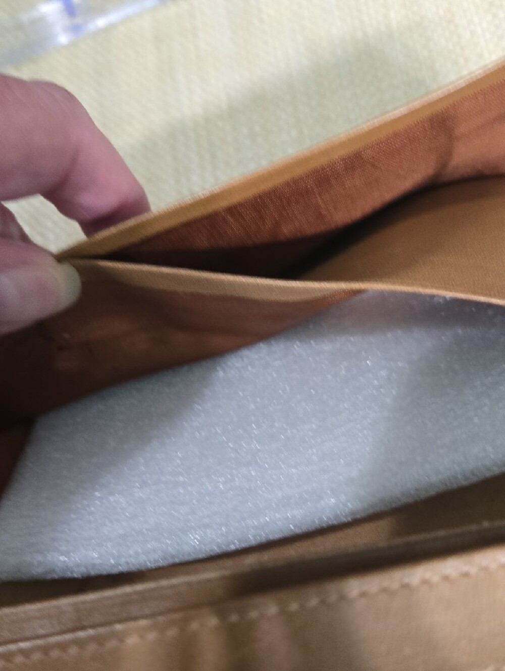 Celine Beige Tan Monogram Continental Wallet - Picture 9 of 11